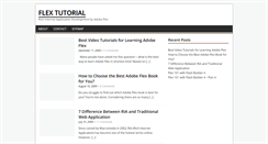 Desktop Screenshot of flextutorial.org