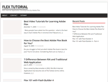 Tablet Screenshot of flextutorial.org